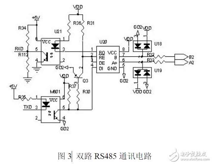 图集锦TOP12 —电路图天天读（110）long8唯一登录低功耗MCU电子电路设计(图3)